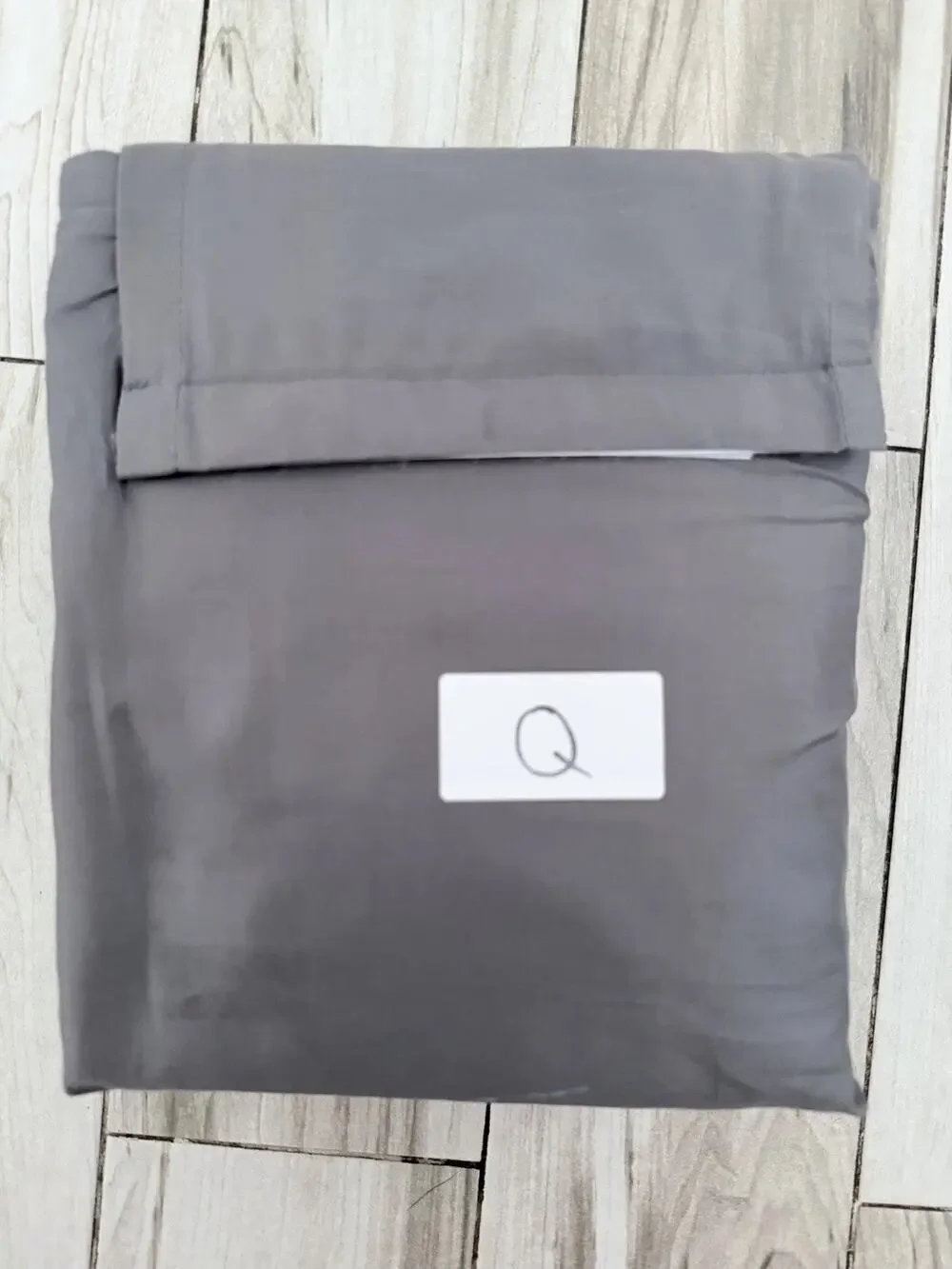 Queen Solid Performance 400 Thread Count Sheet Set Dark Gray - Threshold: